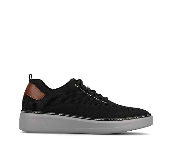 Vance Co Vance Mens Norris Lace-up Casual Knit Sneaker - Black - 9w