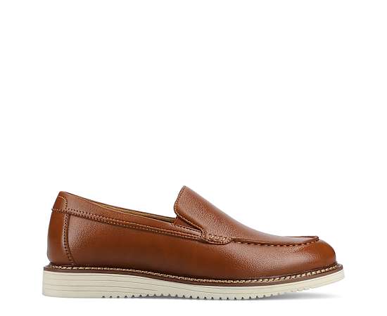 Vance Co Oneal Mens Moc Closed Toe Loafers, 10 Wide, Brown