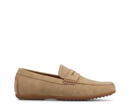 Vance Co. Men's Yates Comfort Driving Penny Loafers - Taupe