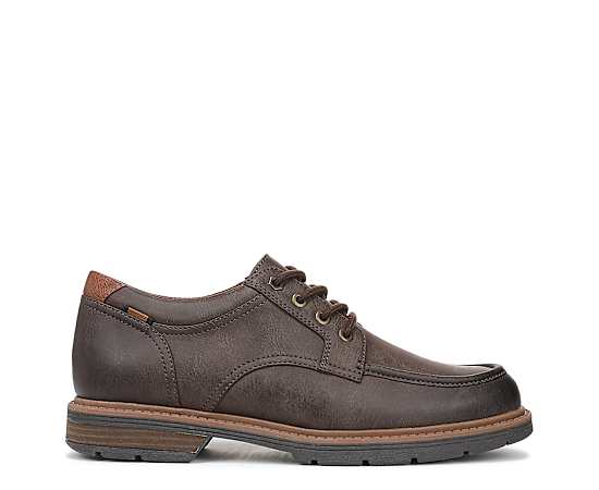 Dr. Scholl's Men's Ashton Oxford Shoes Dark Brown Faux Leather DRSCH 13.0 M