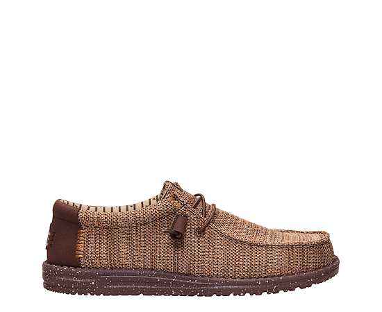 HEYDUDE-MENS WALLY STRETCH SOX SLIP ON SNEAKER
