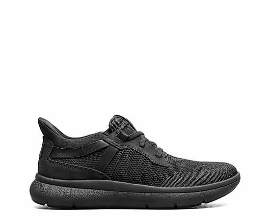 Florsheim Men's Fleet Knit Elastic Lace Slip-On Sneakers - Black