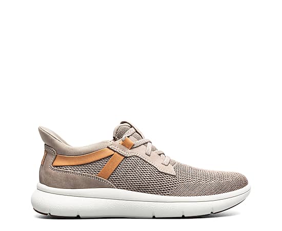 Florsheim Men's Fleet Knit Elastic Lace Slip-On Sneakers - Mushroom Multi