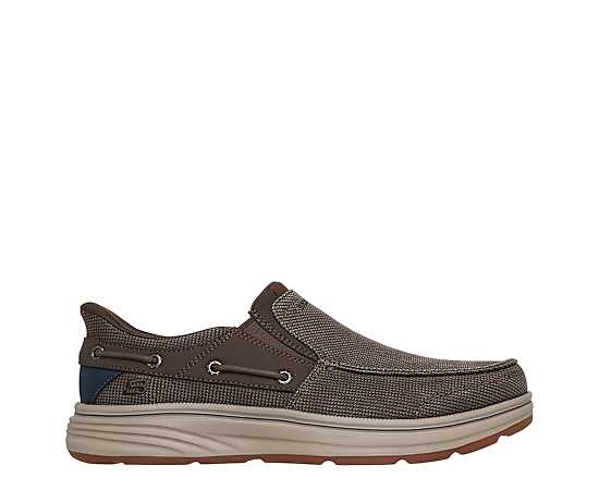 SKECHERS-MENS SLIP-INS TROUTT-RUSTIC SNEAKER