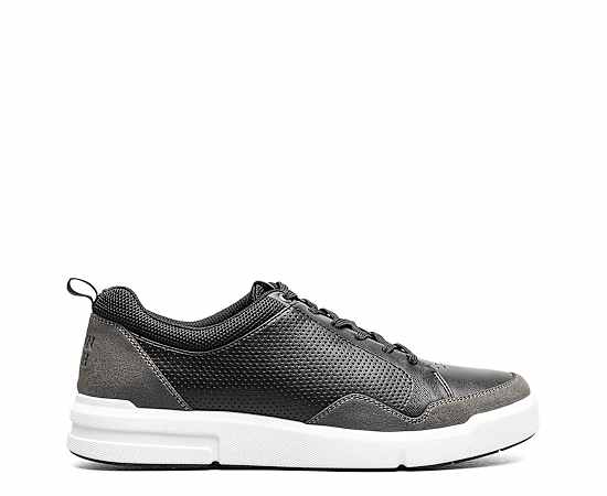 Nunn Bush Men's Kore City Rally Moc Toe Lace-To-Toe Sneakers Black Multi - Size: 11 1/2 D-Width