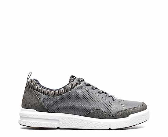Nunn Bush Men's Kore City Rally Moc Toe Lace-To-Toe Sneakers Gray Multi - Size: 12 WIDE