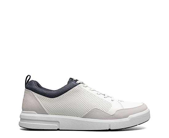 Nunn Bush Men's Kore City Rally Moc Toe Lace-To-Toe Sneakers White Multi - Size: 14 D-Width