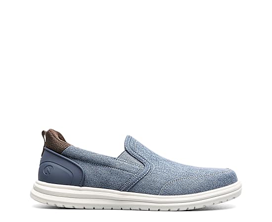 NUNN BUSH-MENS BREW CITY CANVAS EZ HANDS FREE MOC TOE SNEAKER
