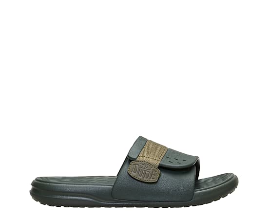 HEYDUDE-MENS WAVE ALT SLIDE SANDAL