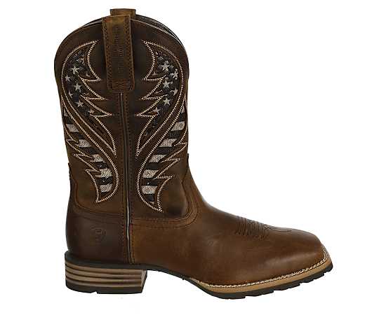 ARIAT-MENS HYBRID VENTTEK SQUARE TOE WESTERN BOOT