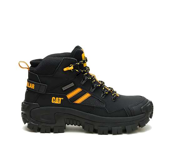 CATERPILLAR-MENS INVADER MID VENT WATERPROOF COMPOSITE WORK BOOT