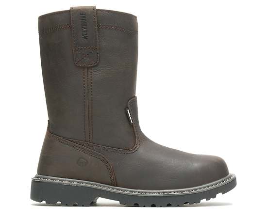 WOLVERINE-MENS FLOORHAND PLAIN TOE PULL ON WORK BOOT