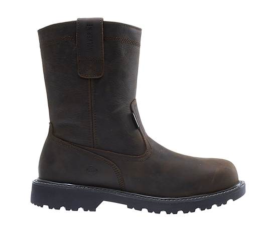 WOLVERINE-MENS FLOORHAND STEEL TOE PULL ON WORK BOOT