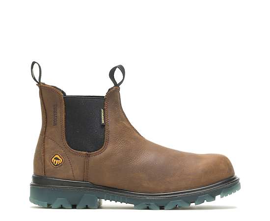 WOLVERINE-MENS 190 ROMEO SLIP ON PLAIN TOE WORK BOOT