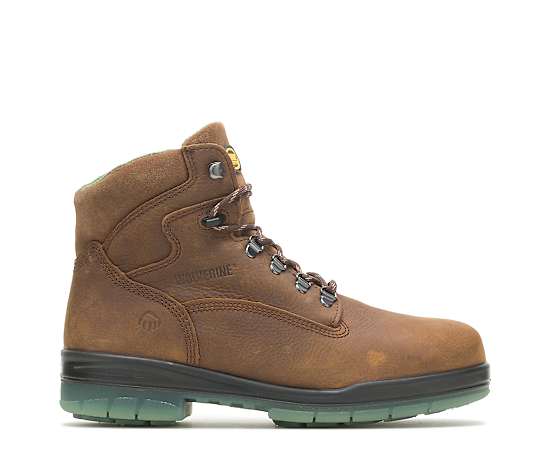WOLVERINE-MENS I-90 DURASHOCKS WP INSULATED STEELTOE 6" WORK BOOT