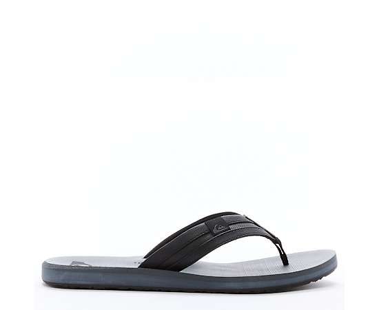 QUIKSILVER-MENS CARVER SQUISH FLIP FLOP SANDAL