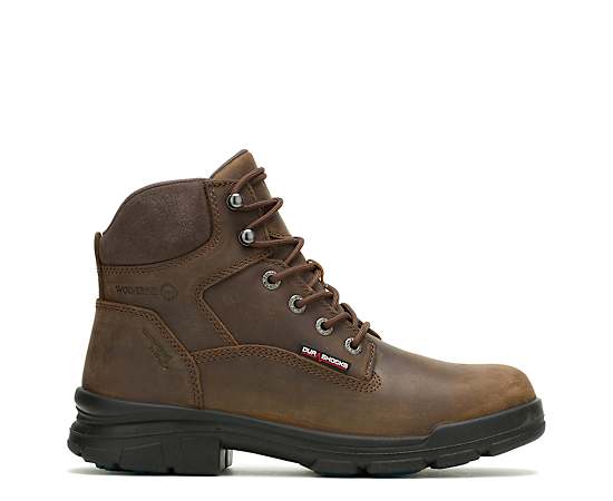WOLVERINE-MENS DURASHOCKS PLAIN TOE SR ICON 6" WORK BOOT