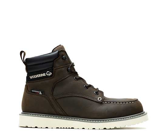 WOLVERINE-MENS X JORDAN DAVIS TRADE WEDGE 6" MOC-TOE WORK BOOT