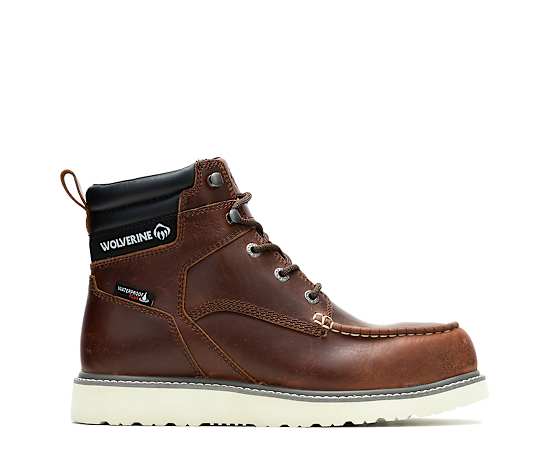 WOLVERINE-MENS X JORDAN DAVIS TRADE WEDGE 6" MOC-TOE WORK BOOT