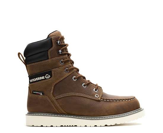 WOLVERINE-MENS X JORDAN DAVIS TRADE WEDGE 8" MOC TOE STEEL TOE