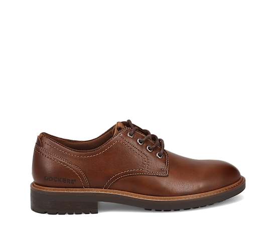 Dockers Benjamin Mens Round Closed Toe Oxford Shoes, 8 Medium, Brown