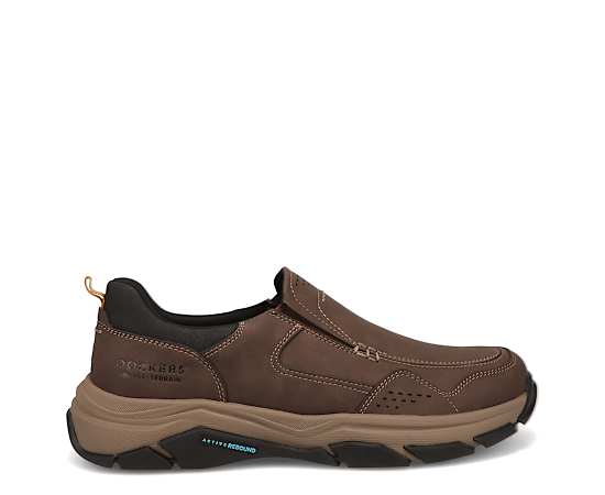 Dockers Rawlins Loafer Mens Round Closed Toe Loafers, 9 Medium, Brown