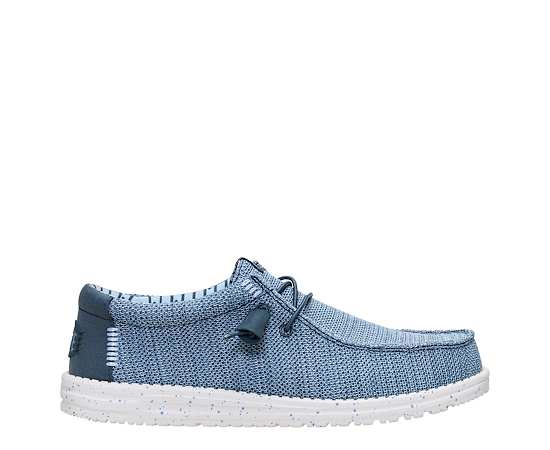 HEYDUDE-MENS WALLY STRETCH SOX SLIP ON SNEAKER