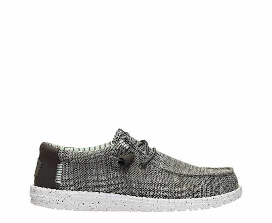 HEYDUDE | Men's Casual | Wally Stretch Sox - Tea Leaf/Multi | Size 9