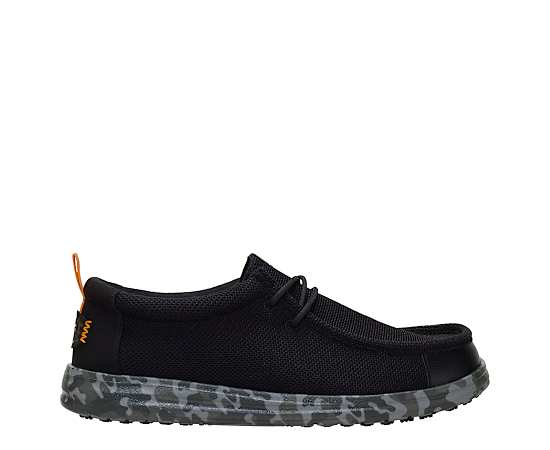 HEYDUDE | Men's Casual | Wally Work CE Camo - Black/Multi | Size 8