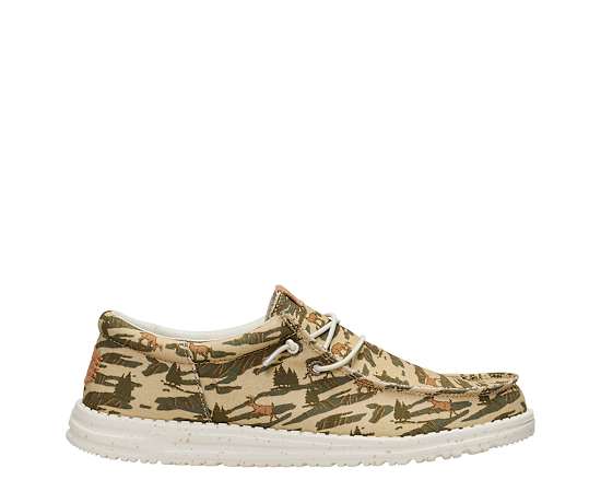 HEYDUDE | Men's Casual | Wally Funk Outdoor Camo - Incense/Multi | Size 11