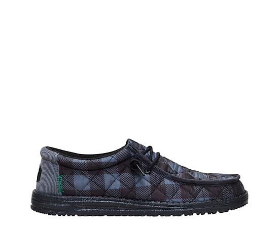 HEYDUDE | Men's Casual | Wally Buffalo Nylon - Poppy Seed/Multi | Size 11