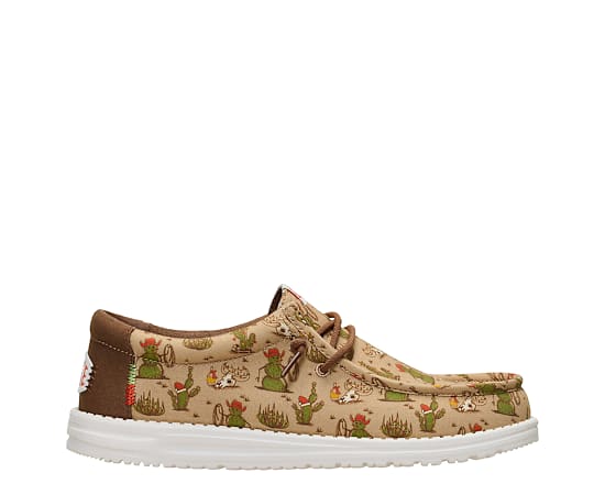 HEYDUDE | Men's Casual | Wally Cowboy Christmas - Sesame/Multi | Size 9