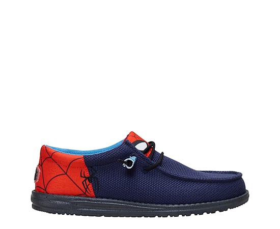 HEYDUDE-MENS WALLY FUNK SPIDERMAN SLIP ON SNEAKER