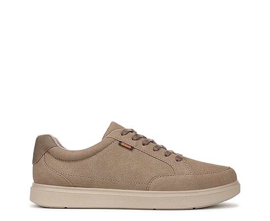 Dr. Scholl's Men's City Cloud Lace Up Sneaker Shoes Woodsmoke Brown Faux Leather DRSCH 13.0 M