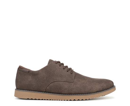 Dr. Scholl's Men's Sync Flex Oxford Shoes Brown Faux Leather DRSCH 15.0 W