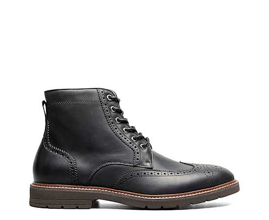 FLORSHEIM-MENS REDFORD WINGTIP LACE-UP BOOT