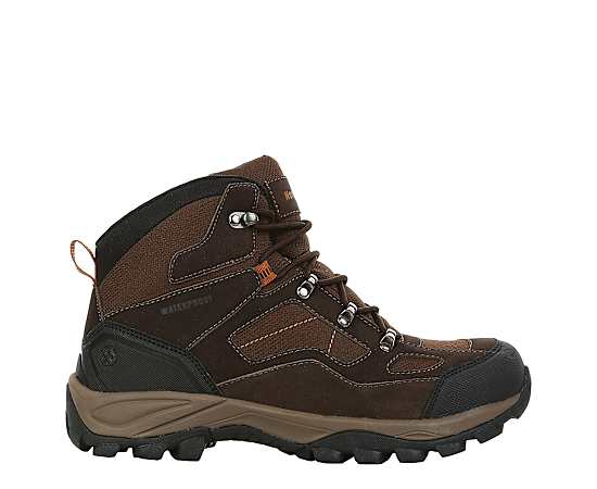 Northside Mens Ranger Mid Boot Waterproof Flat Heel Hiking Boots, 13 Medium, Brown