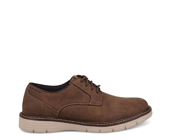 Dockers Men's Emil Casual Lace-Up Oxfords - Dark Brown/ Taupe