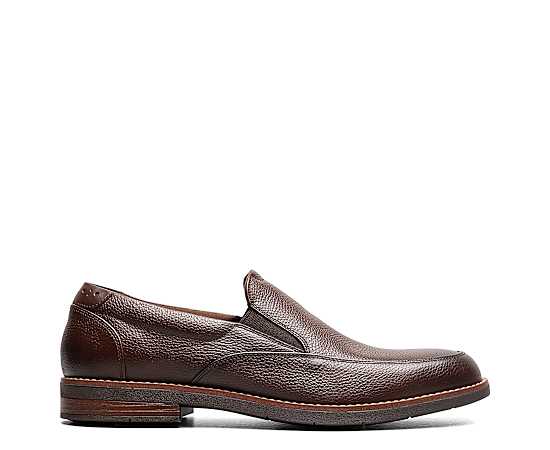 Nunn Bush Fitz Flex Moc Toe Venetian Loafer Mens Moc Loafers, 8 1/2 Wide, Brown