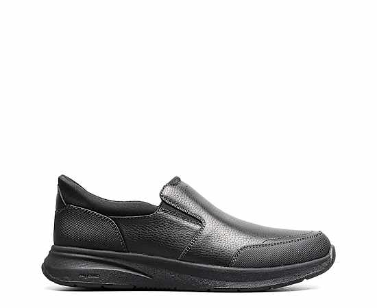 Nunn Bush Men's KORE Taz EZ Hands Free Moc Toe Slip-Ons Black - Size: 9 XWIDE