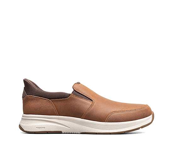 Nunn Bush Men's KORE Taz EZ Hands Free Moc Toe Slip-Ons Tan - Size: 8 XWIDE