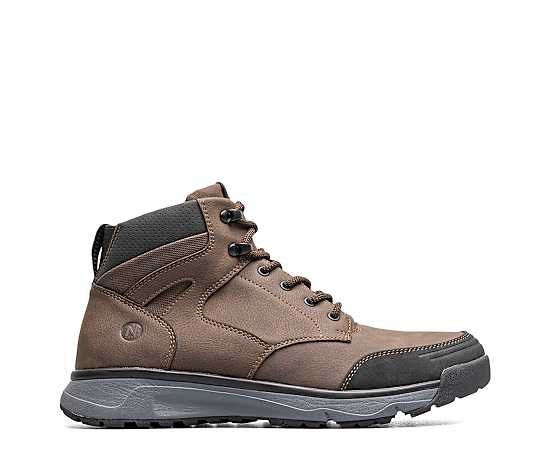 Nunn Bush Mens Sedona Moc Toe Boot Flat Heel Lace Up Boots, 9 1/2 Medium, Brown