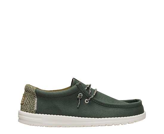 HEYDUDE | Men's Casual | Wally Heathered Knit - Deep Depths/Multi | Size 15