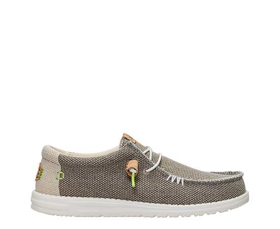 HEYDUDE | Men's Casual | Wally Braided - Fossil | Size 14