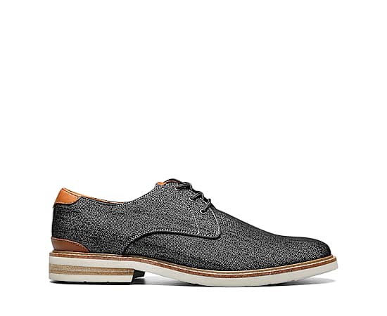 MENS HIGHLAND CANVAS PLAIN TOE OXFORD
