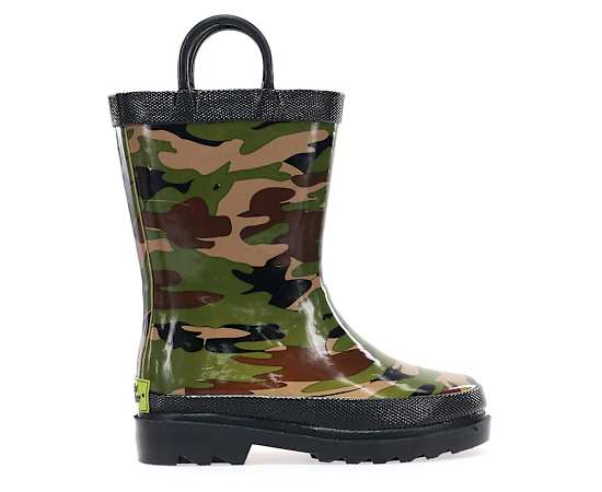 WESTERN CHIEF-BOYS TODDLER CAMO RAIN BOOT