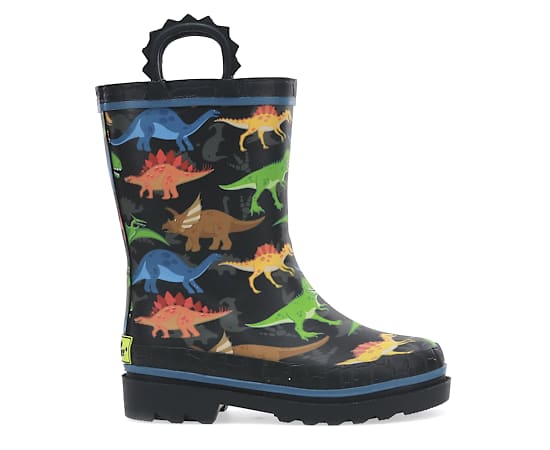 BOYS TODDLER DINO WORLD RAIN BOOT