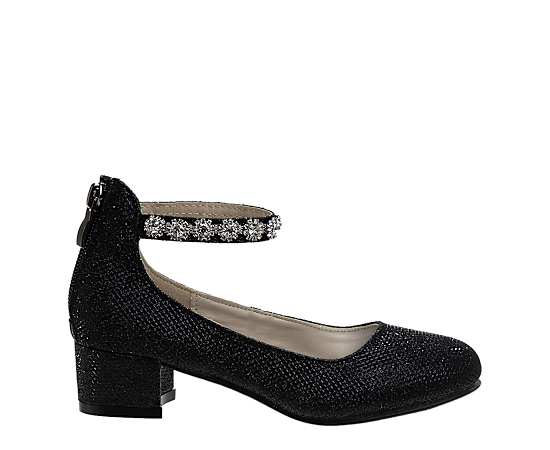 GIRLS LITTLE-BIG KID GLITTER MESH DRESS SHOE