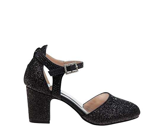 GIRLS LITTLE-BIG KID DIAMANTE BUCKLE DRESS SHOE