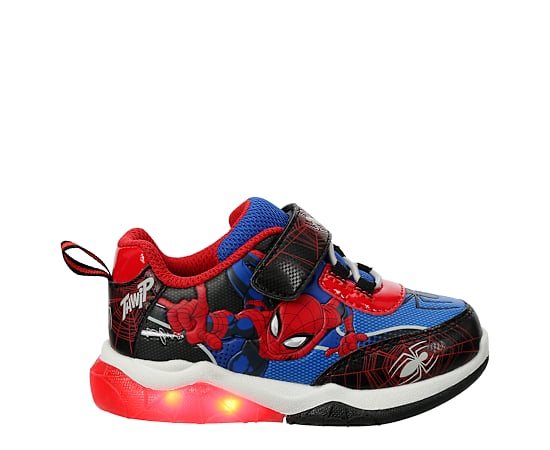 BOYS TODDLER-LITTLE KID SPIDERMAN LIGHT UP SNEAKER